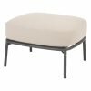 Albareto footstool anthracite with cushion