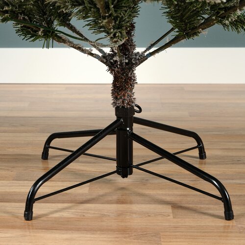 Allison kerstboom sneeuw met lampjes d152h240cm - afbeelding 4