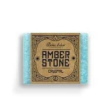 Amber blokje crystal - afbeelding 1