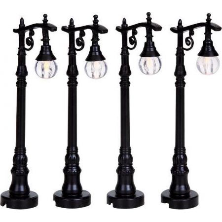 Lemax Antique Street Lamp, Set Of 4, B/O (4.5V)