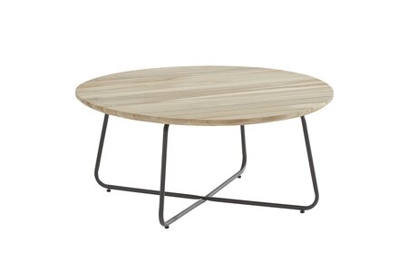 Axel coffee table teak round 90 cm (H 40 cm)