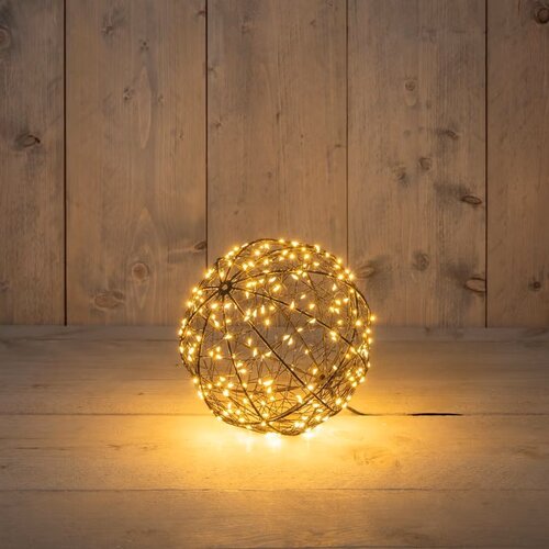 Bal metaal 300led fl. d25cm cw - afbeelding 2