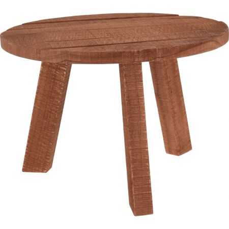 BIJZETTAFEL TEAK HOUT 3 POTEN