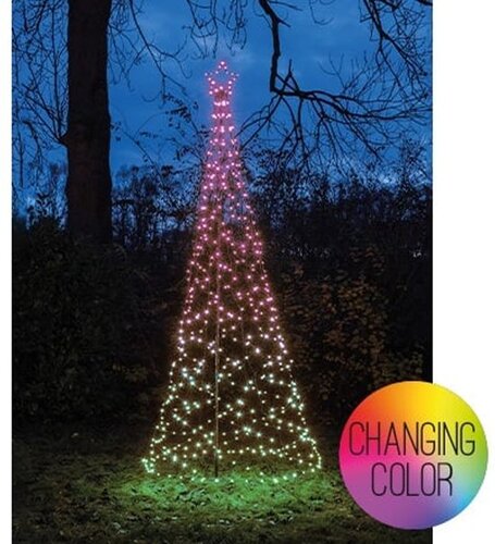 Boom met ster 480led d100h320cm rgb - afbeelding 2