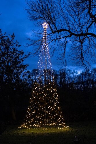 Boom met ster 836led d160h500cm cw