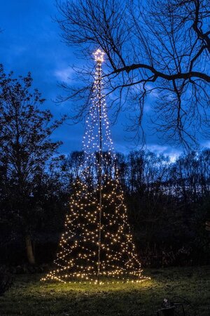 Boom met ster 836led fl. d160h500cm
