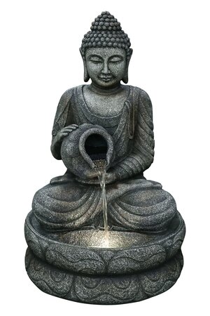 Buddha met waterkruik 81cm