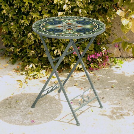 Cancun bistrotafel d60h76cm groen - afbeelding 4