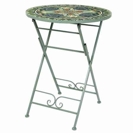 Cancun bistrotafel d60h76cm groen - afbeelding 1