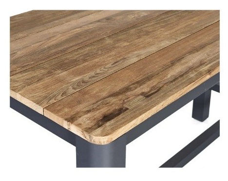 Chicago Alu-teak Bartable FSC Recycled 100% - afbeelding 2