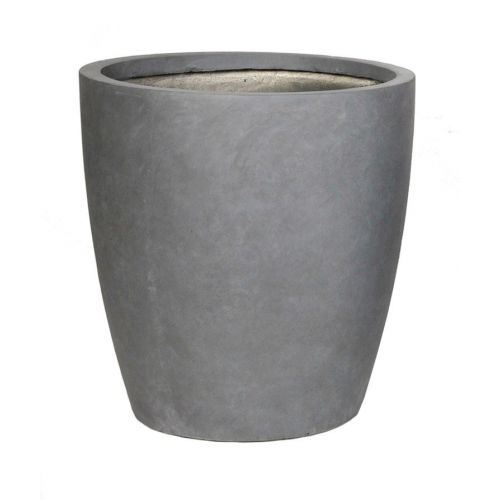 Mega Collections Clayfibre Egg Pot High AuthGrey D36H46