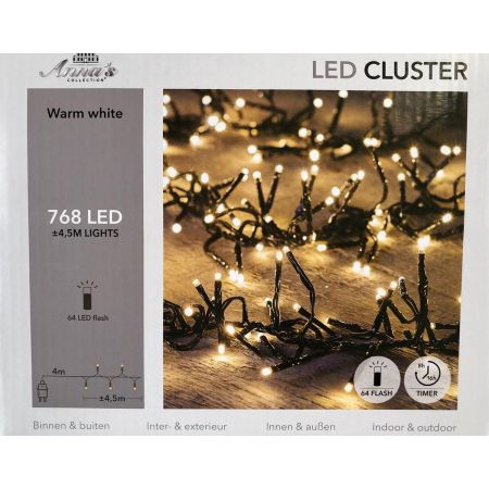 Cluster flash 768l/l4.5m led w.wit