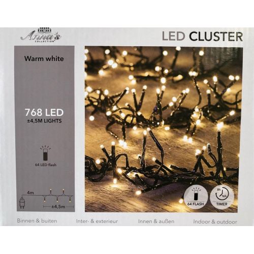 Cluster flash 768l/l4.5m led w.wit