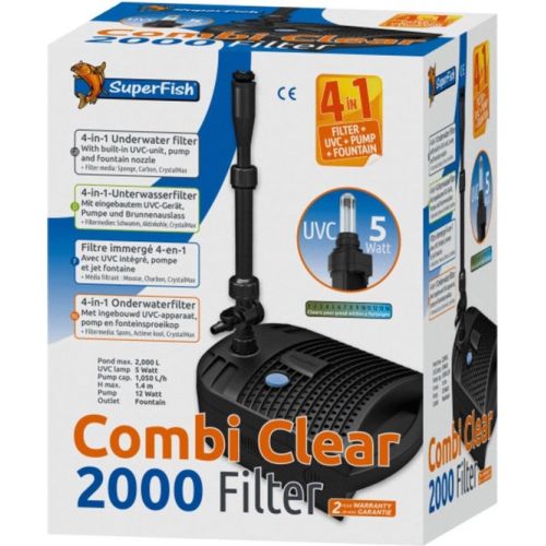 Combi clear 2000-uvc5w-pomp1000l