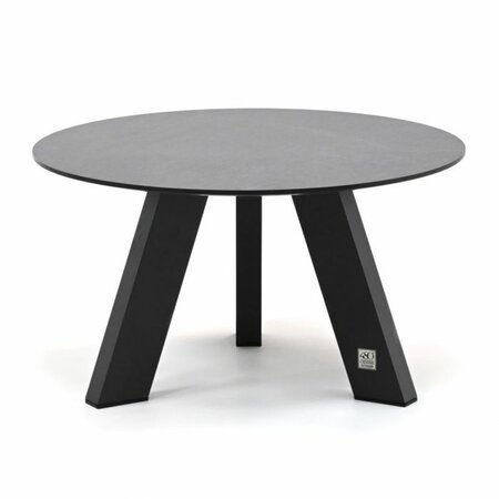 Cosmic salontafel met HPL tafelblad slate antraciet 65 cm. Ø (H 35)