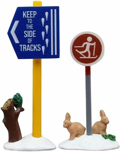 Cross country ski sign