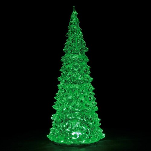 CRYSTAL LIGHTED TREE, 3 COLOR CHANGEABLE, LARGE, B/O (4.5V)