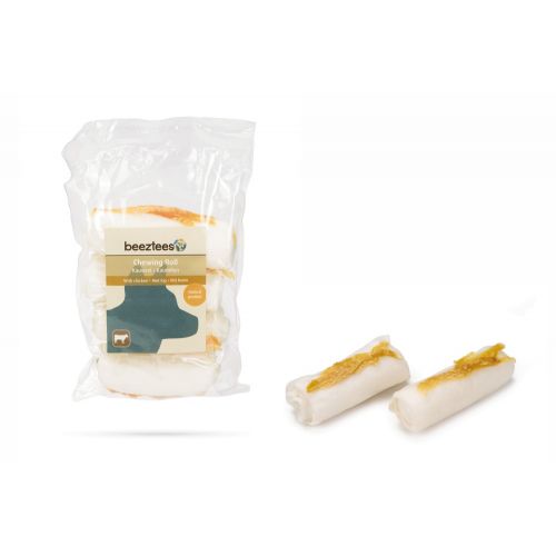 BEEZTEES Culinair kauwrol kip 8cm 4x25-30g