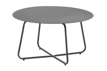 Dali koffietafel rond 73 cm. H 40 antraciet