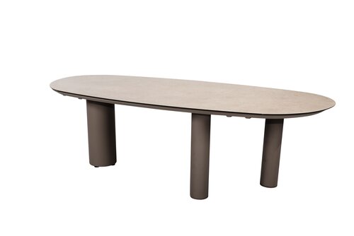 Denia dining table TOP terre ceramic print 240 x 105 cm incl. poten - afbeelding 1
