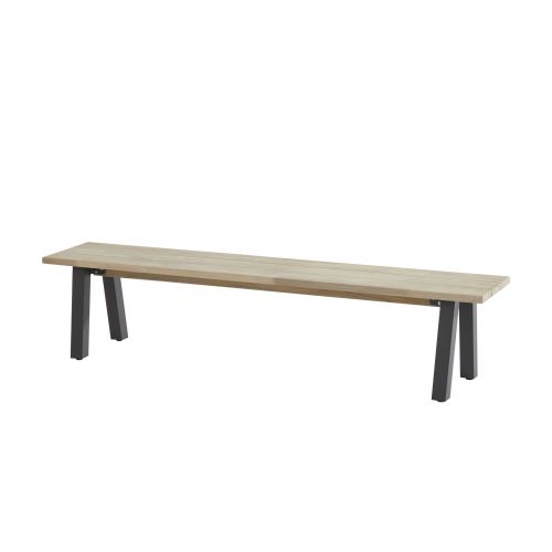 Derby tuinbank 200 x 40 cm. With aluminium legs