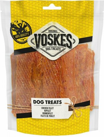 VOSKES Dog kipfilet strips 400g - afbeelding 1