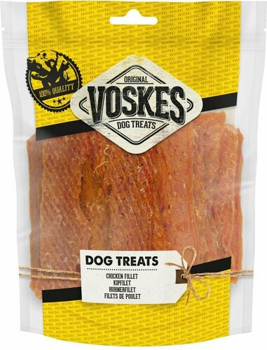 VOSKES Dog kipfilet strips 400g