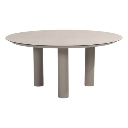 Donato dining table 160 cm (H75) ceramic print with 3 legs cloud - afbeelding 1