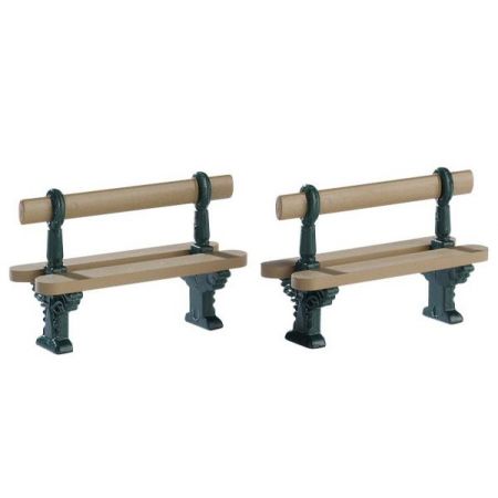 Lemax Double Seated Bench, Set Of 2