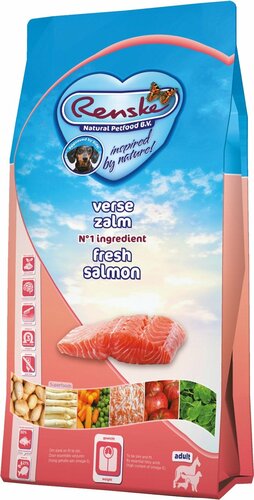 Droog graanvrij vers zalm 2kg