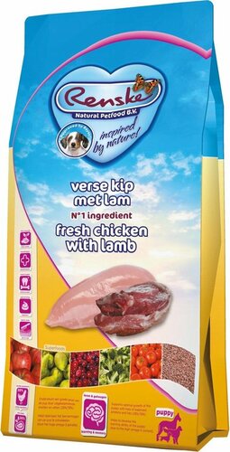 Droog puppy vers kip&lam 2kg