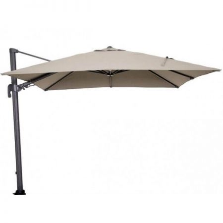 Duraflex Zweefparasol 300 x 300 cm Taupe