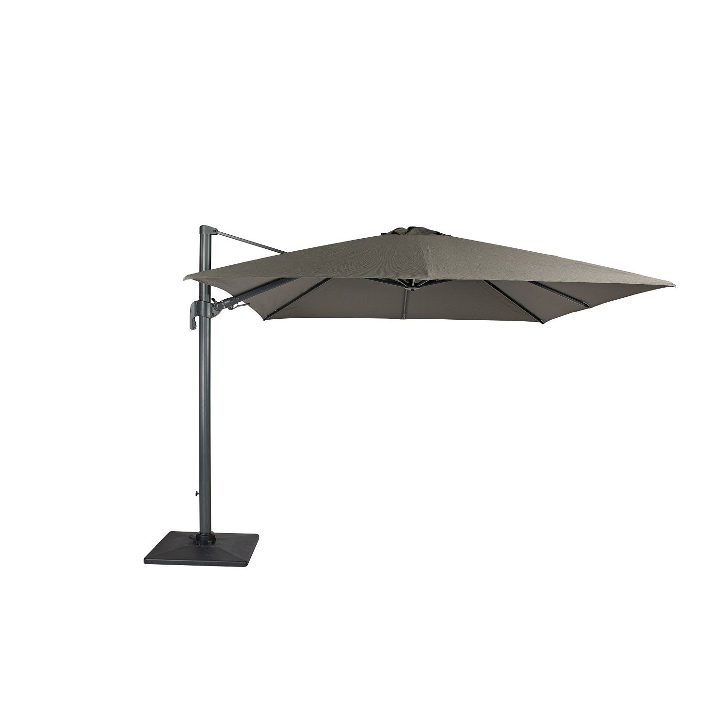 Omdat Flash aardbeving Duraflex Zweefparasol 300 x 300 cm Lichtgrijs - Tuincentrum Schmitz