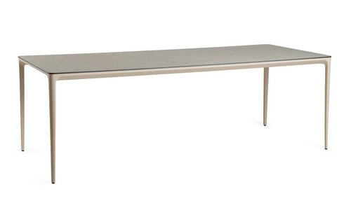 Elegante Dining Table Champagne Trespa Ophira 219 x 92 cm