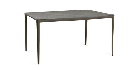 Elegante Dining Table Chocolat Trespa Dark Basalt 160 x 92 cm