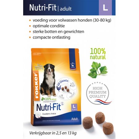 FOKKER Dog nutri-fit l 2.5kg
