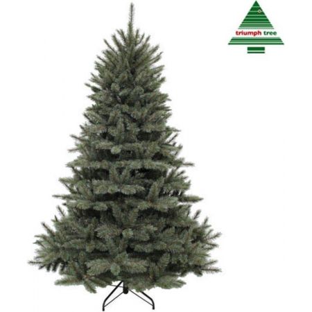 Triumph Tree Kunstkerstboom Forest frosted x-mas tree ng blue TIPS 618 - h155xd119cm
