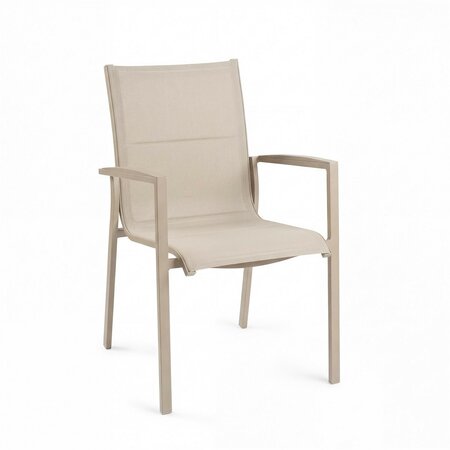 Foxx Alu Stackable Chair champagne