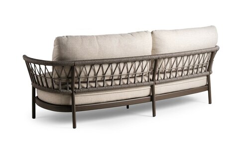 Fresca Lounge 3-Seater Chocolate - afbeelding 2