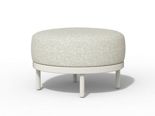 Fresca Lounge Hocker/ Coffee Table Creme White