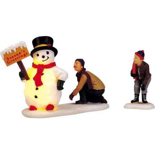 Lemax Frosty'S Friendly Greeting, Set Of 2, B/O(4.5V)