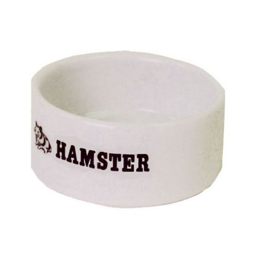 Hamster eetbak steen wit 6cm