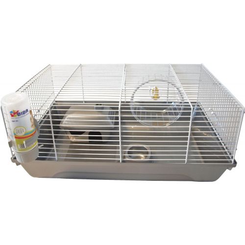 Hamsterkooi martha wit/zilver