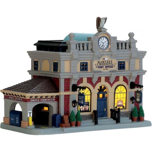 Lemax Harvest Crossing Post Office , B/O Led