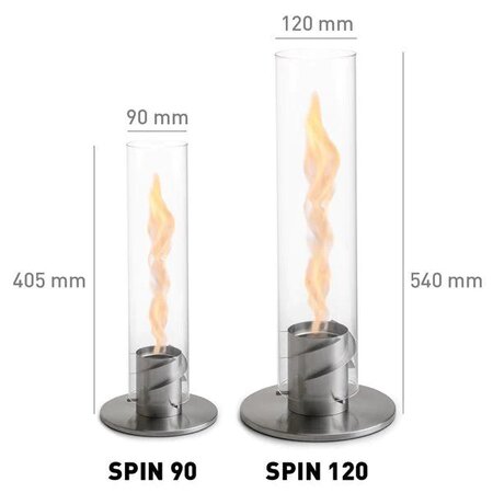 Höfats Spin Lantaarn RVS Zilver - 54cm, d12cm - afbeelding 1