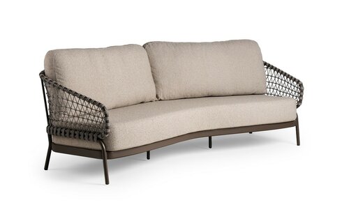 Juno Lounge 3-Seater Incline Chocolat - afbeelding 1