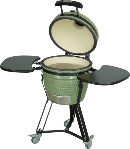 Kamado 16" olijf groen inclusief Heat deflector - afbeelding 2