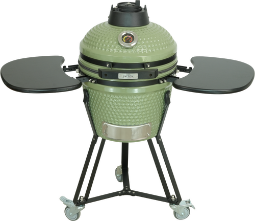 Kamado 16" olijf groen inclusief Heat deflector - afbeelding 1