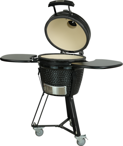 Kamado 16" zwart inclusief Heat deflector - afbeelding 1