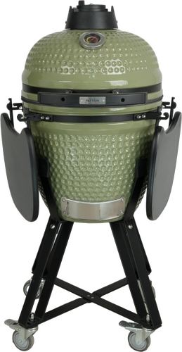 Kamado 18" olijf groen inclusief Heat deflector - afbeelding 3